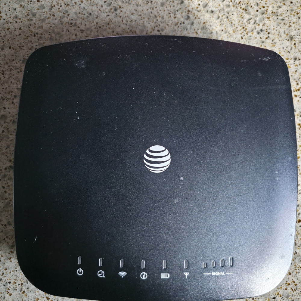 AT&T Black Wireless Router